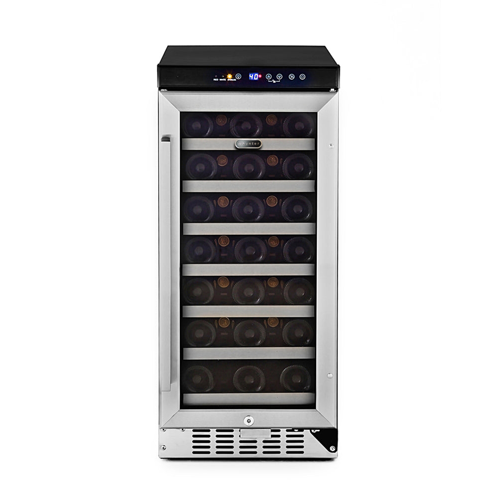 Whynter Slim 15" Wide 33 Bottle Undercounter Wine Cooler