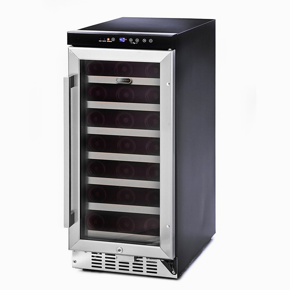 Whynter Slim 15" Wide 33 Bottle Undercounter Wine Cooler