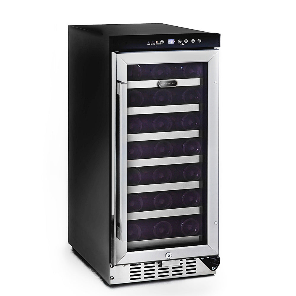 Whynter Slim 15" Wide 33 Bottle Undercounter Wine Cooler