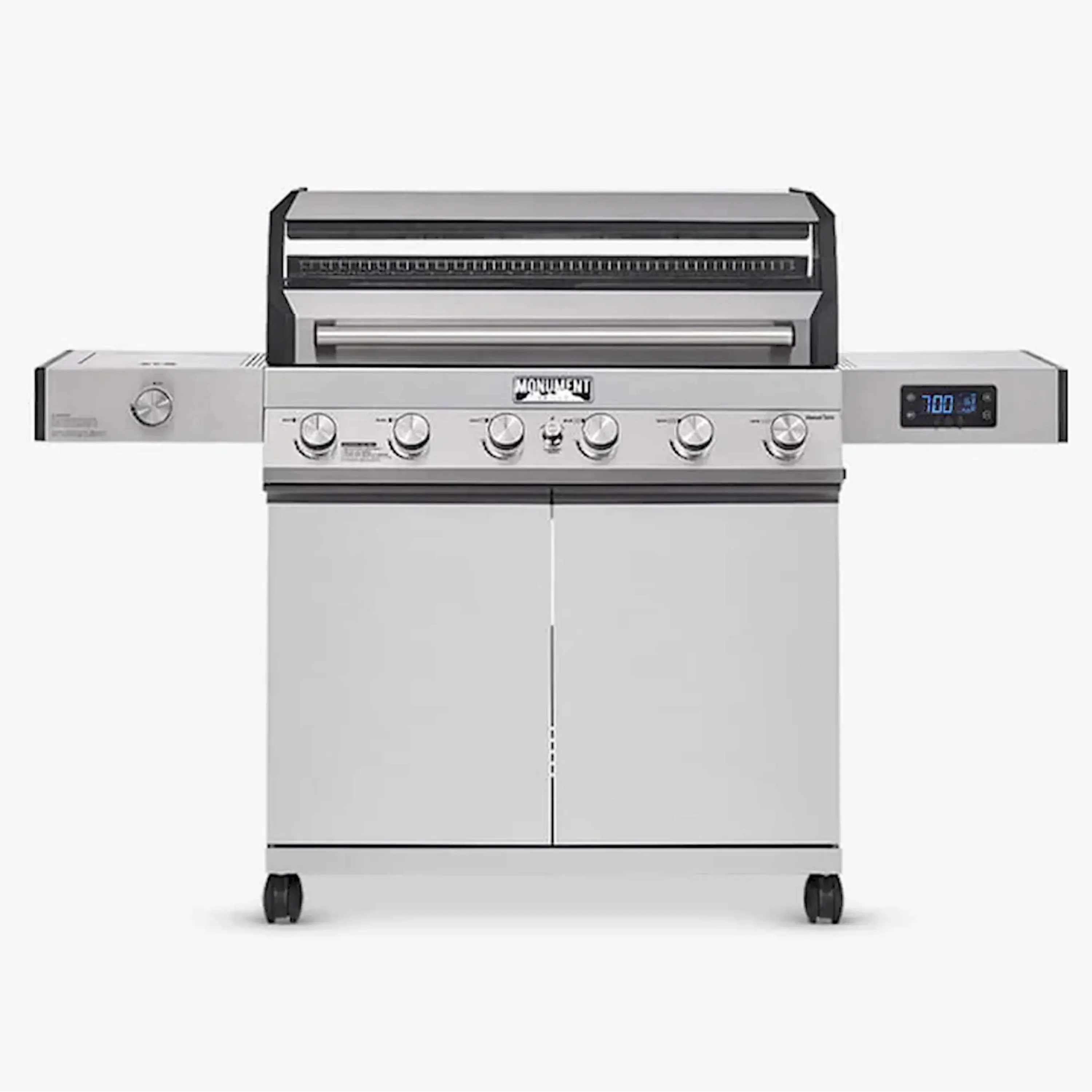 Monument Grills Denali 605 Smart Gas Grill in Stainless Steel with 6 Burners