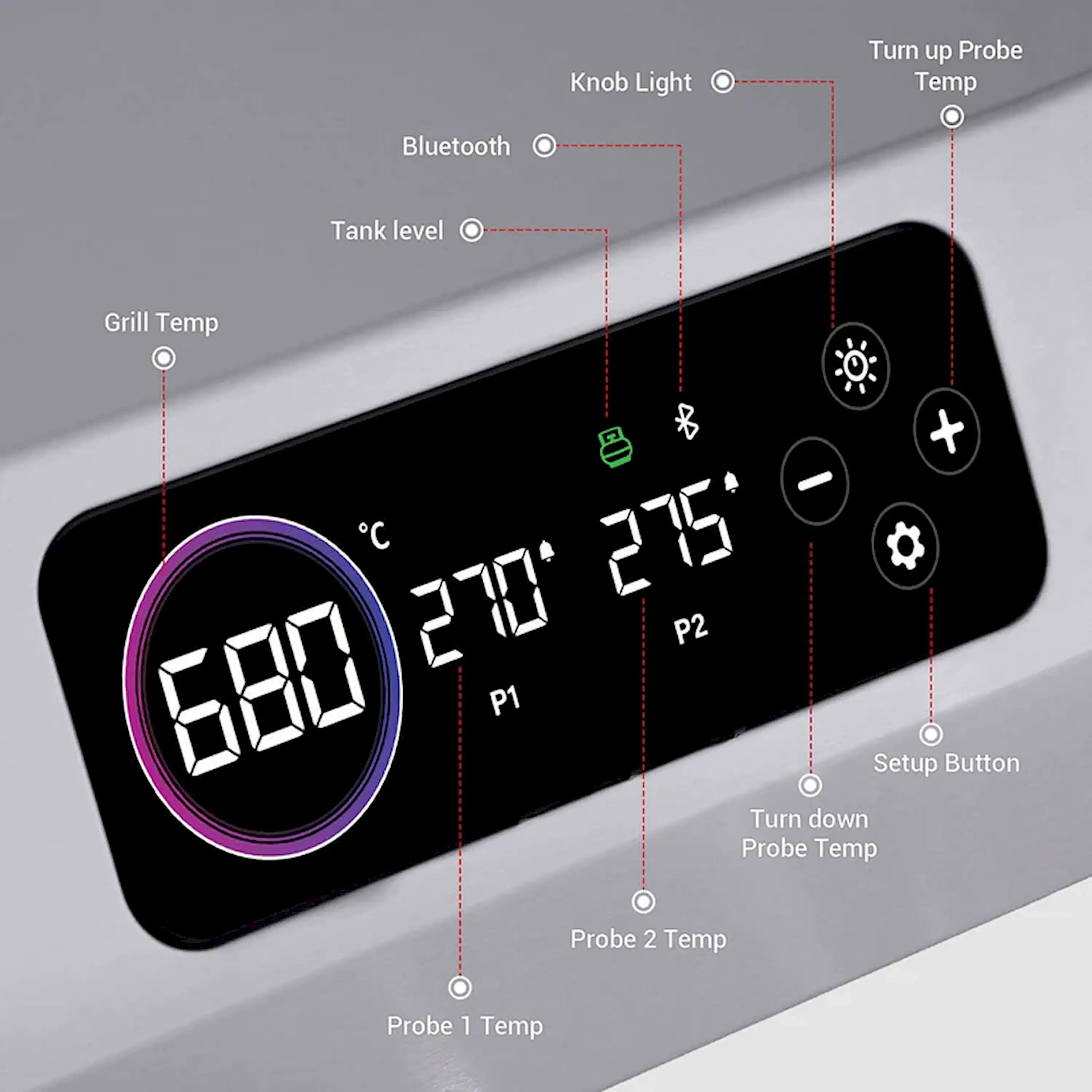 Monument Grills Eminence E605 Gas Grill in Stainless Steel with 6 Burners