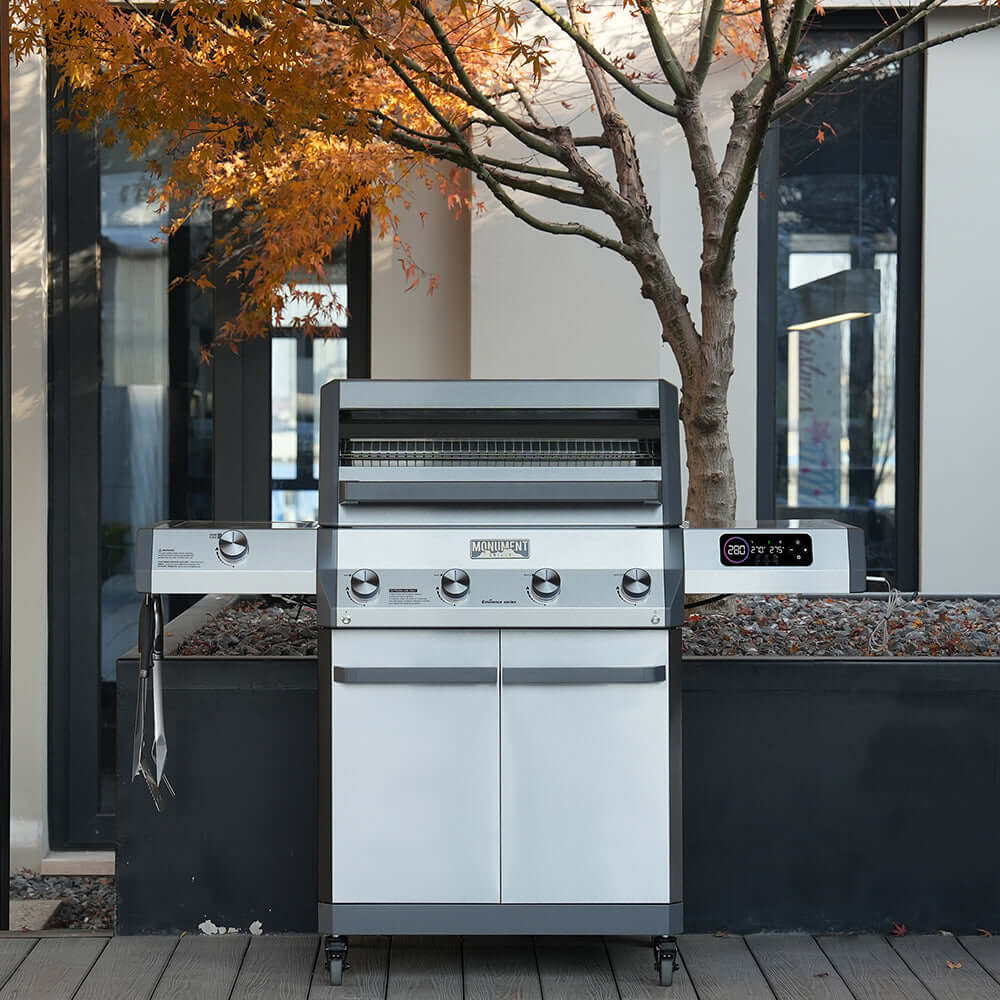 Monument Grills Eminence 405 Chic Clearview® Smart Stainless Gas Grill