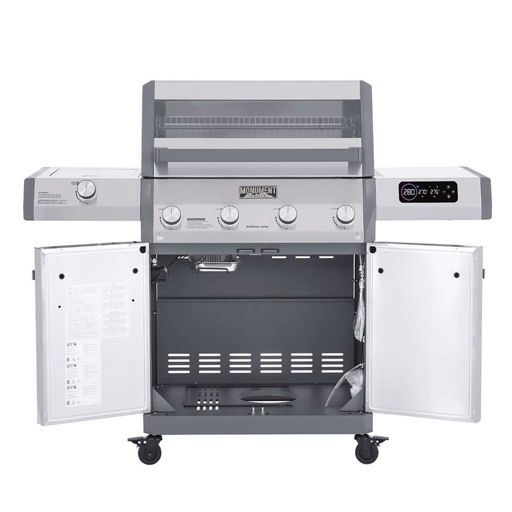 Monument Grills Eminence 405 Chic Clearview® Smart Stainless Gas Grill