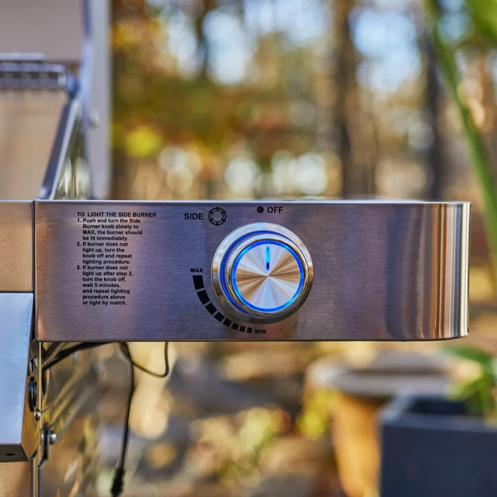 Monument Grills Classic 77352 Propane Gas Grilll in Stainless Steel with 6 Burners