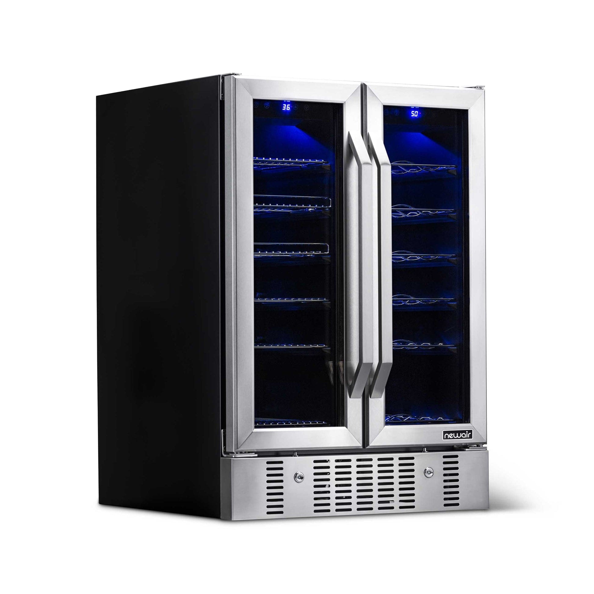 NewAir 58-Can Stainless Steel Beverage Fridge AWB-360DB