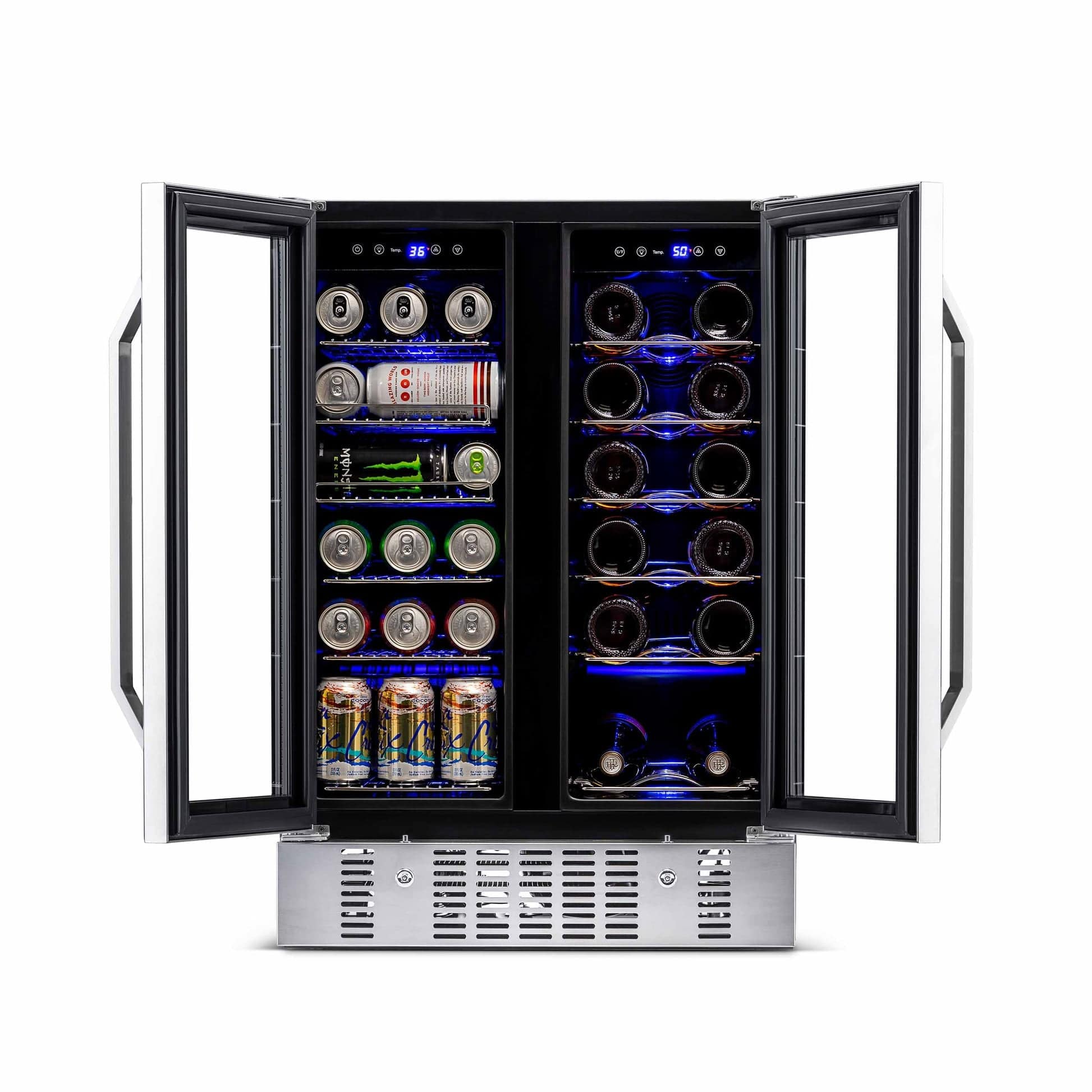 NewAir 58-Can Stainless Steel Beverage Fridge AWB-360DB