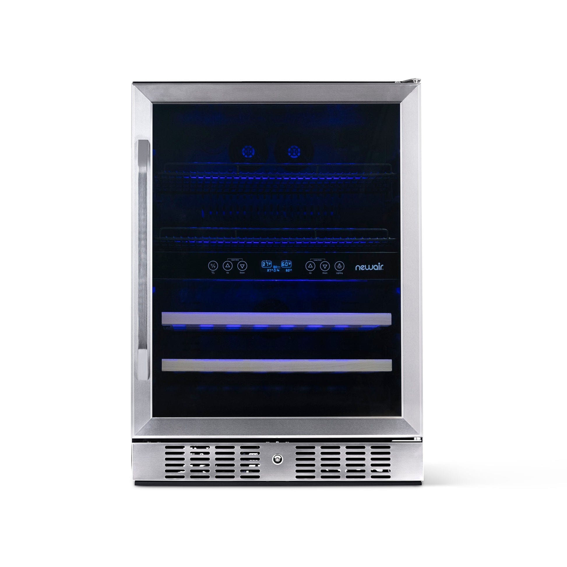 NewAir 70-Can Built-In Dual Zone Beverage Fridge AWB-400DB