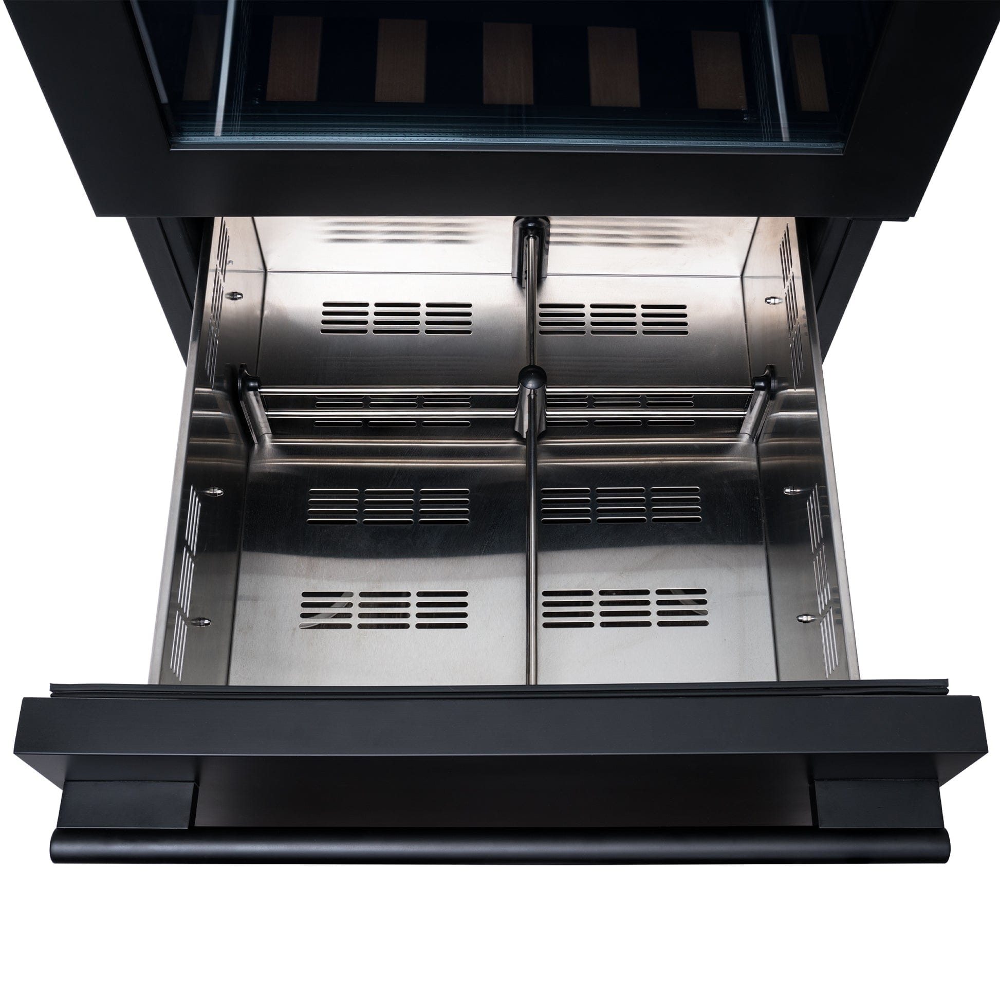 NewAir ESTATE 24" Black Dual Zone Wine Fridge & Beverage Center