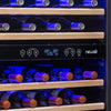 Image of NewAir 24” Wide Built-in 46 Bottle Dual Zone Wine Refrigerator AWR-460DB