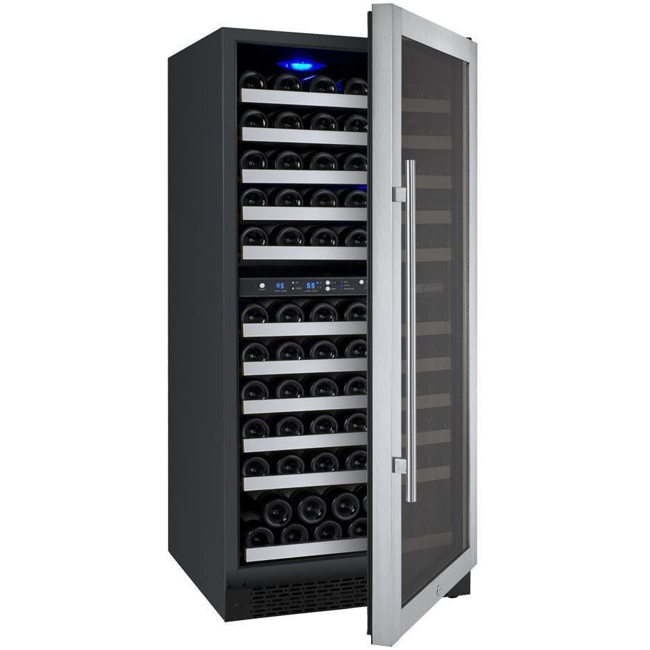 Allavino 24" Wide FlexCount II Tru-Vino 121 Bottle Dual Zone Wine Refrigerator VSWR121-2SR20