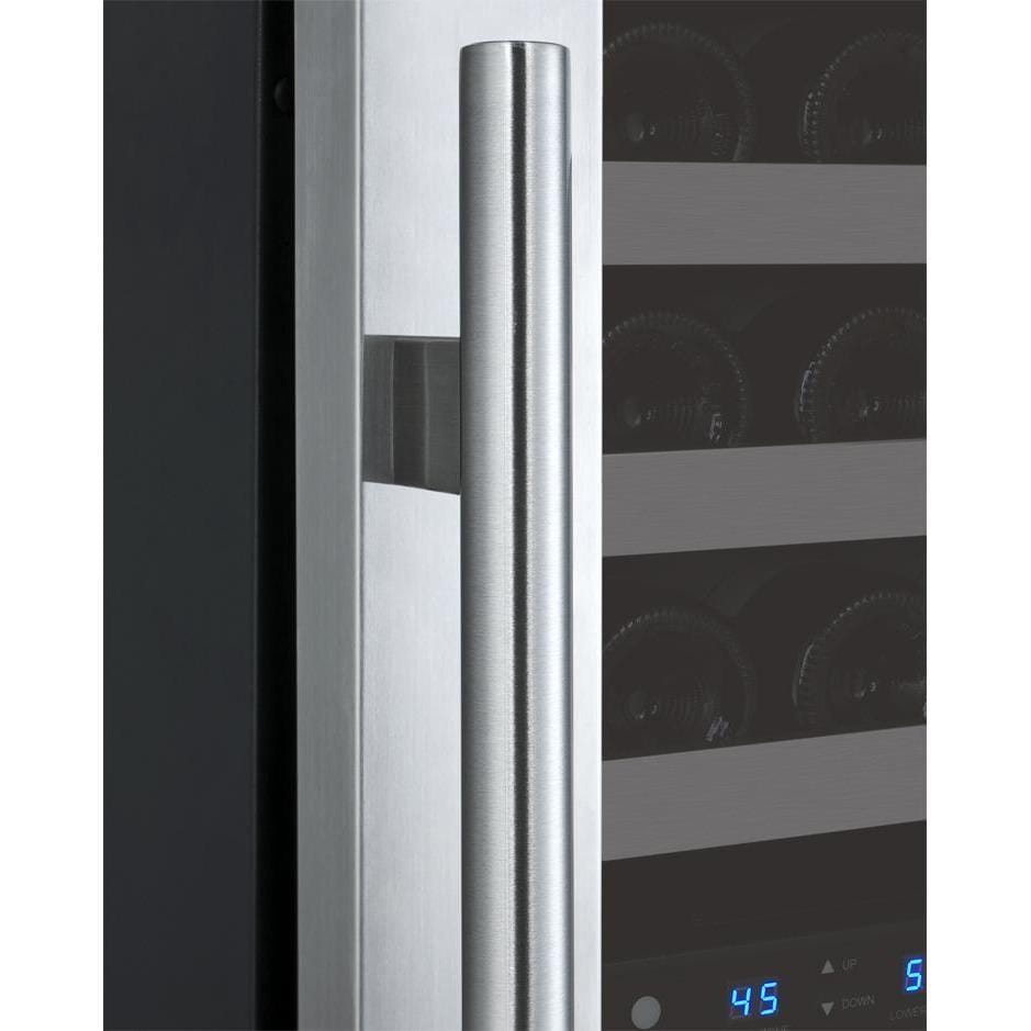 Allavino 24" Wide FlexCount II Tru-Vino 121 Bottle Dual Zone Wine Refrigerator VSWR121-2SR20