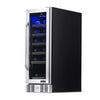 Image of NewAir 12" Wide 19 Bottle Dual Zone Wine Refrigerator AWR-190SB