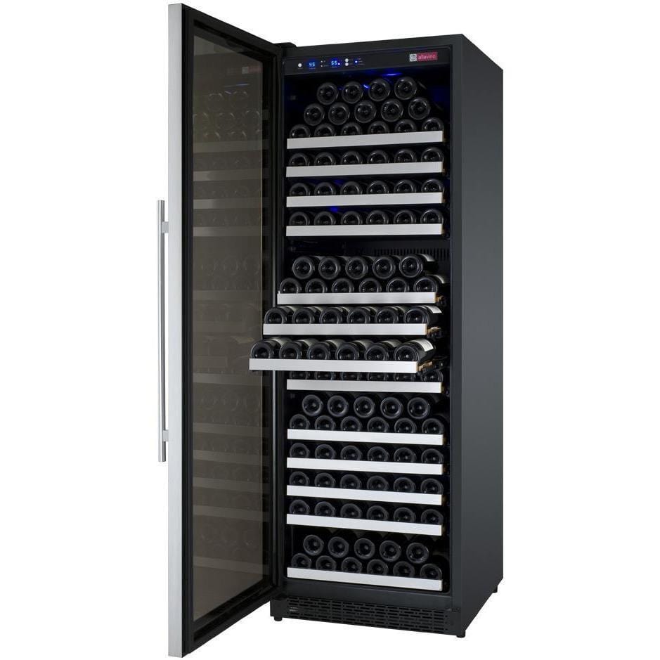 Allavino 24" Wide FlexCount II Tru-Vino 177 Bottle Single Zone Wine Refrigerator VSWR177-1SL20