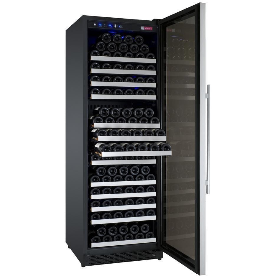 Allavino 24" Wide FlexCount II Tru-Vino 177 Bottle Single Zone Wine Refrigerator VSWR177-1SR20