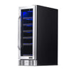 Image of NewAir 12" Wide 19 Bottle Dual Zone Wine Refrigerator AWR-190SB