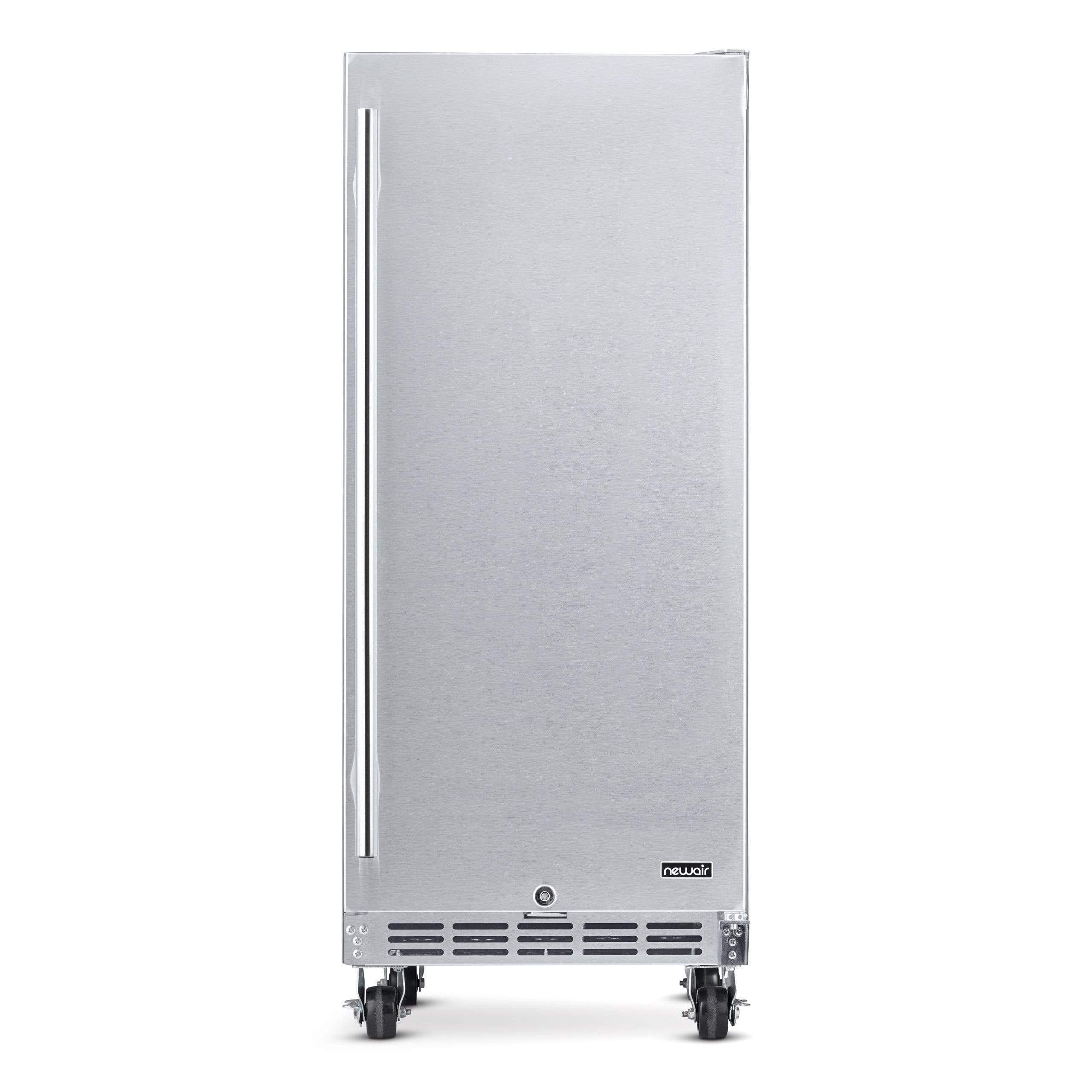 NewAir 15” Wide Built-in 90 Cans Outdoor Beverage Fridge NOF090SS00