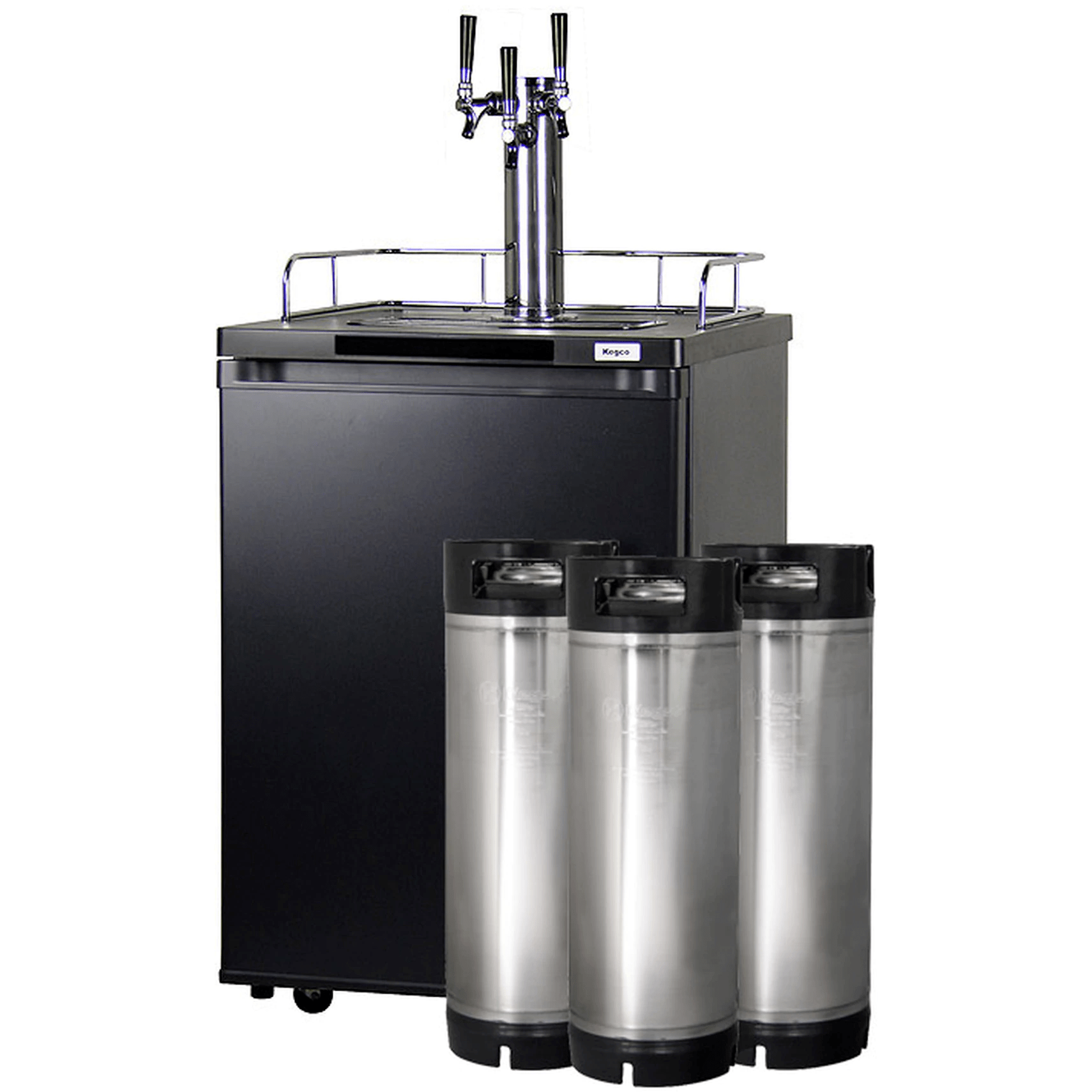 Kegco 24" Wide Homebrew Triple Tap Kegerator HBK209B-3K