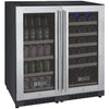 Image of Allavino 30" Wide FlexCount Dual Zone Stainless Steel Built-In Beverage Center 3Z-VSWB15-2SST