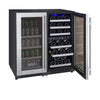 Image of Allavino 30" Wide FlexCount Triple Zone Stainless Steel Built-In Beverage Center 3Z-VSWB15-3S20