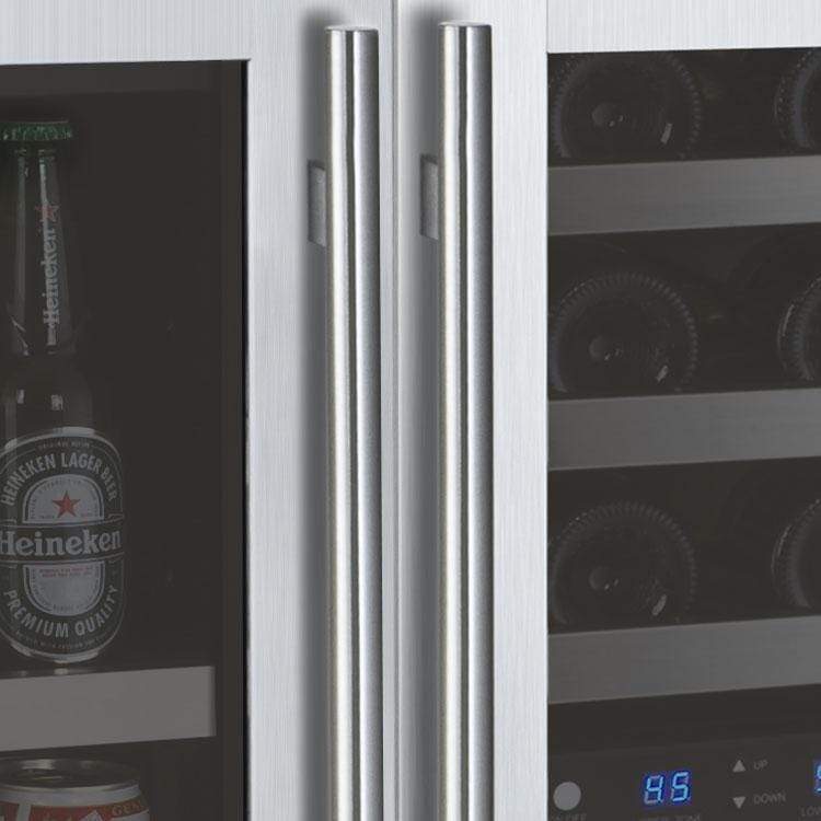 Allavino 30" Wide FlexCount Triple Zone Stainless Steel Built-In Beverage Center 3Z-VSWB15-3S20