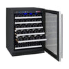 Image of Allavino 24" Wide FlexCount II Tru-Vino 56 Bottle Single Zone Wine Refrigerator VSWR56-1SR20