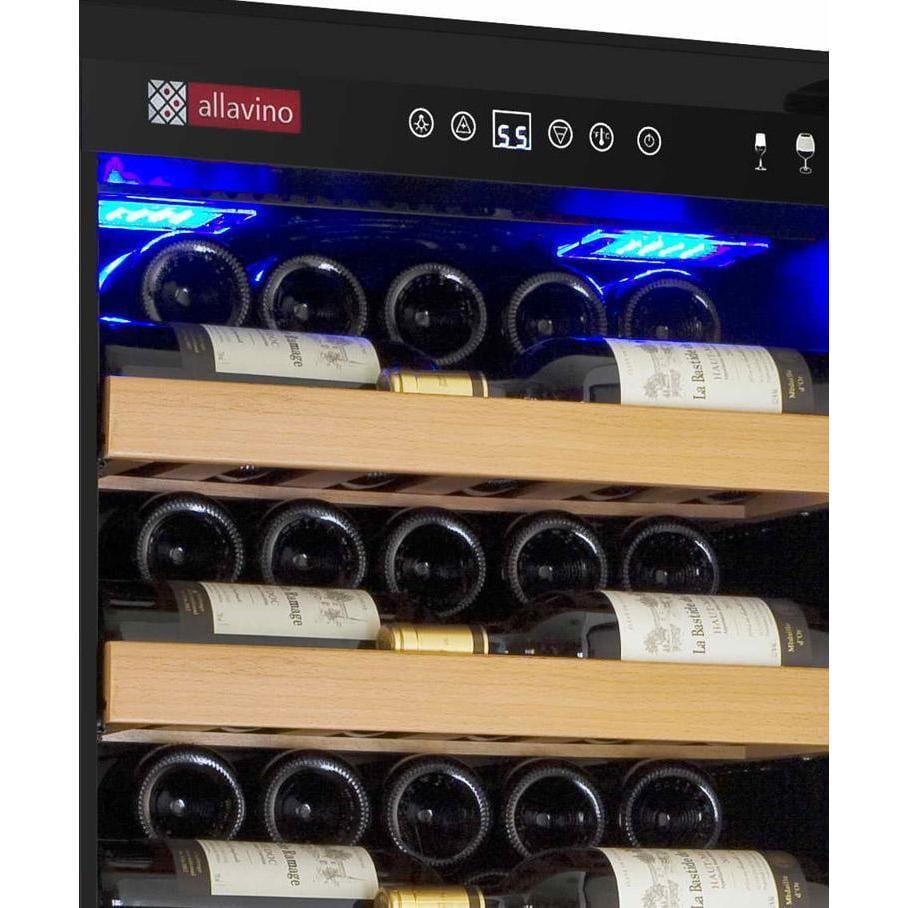Allavino 24" Wide Vite II Tru-Vino 115 Bottle Single Zone Wine Refrigerator YHWR115-1SR20