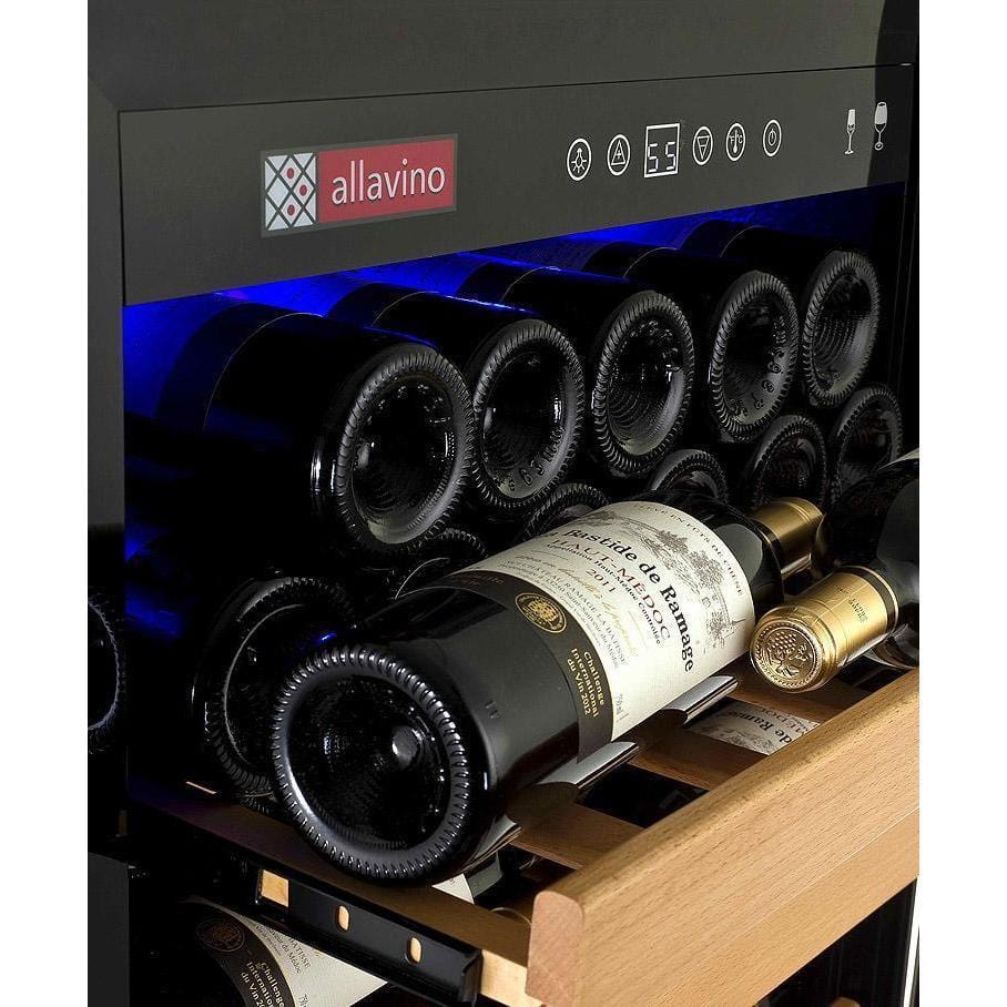 Allavino 24" Wide Vite II Tru-Vino 115 Bottle Single Zone Wine Refrigerator YHWR115-1SR20