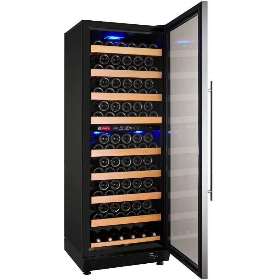 Allavino 24" Wide Vite II Tru-Vino 99 Bottle Dual Zone Wine Refrigerator YHWR99-2SR20