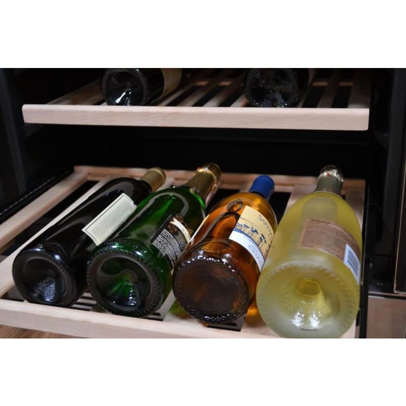 NewAir 27” Wide Built-in 160 Bottle Dual Zone Wine Refrigerator AWR-1600DB