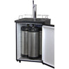 Image of Kegco 24" Wide Kombucha Stainless Steel Single Tap Kegerator KOM20S-1