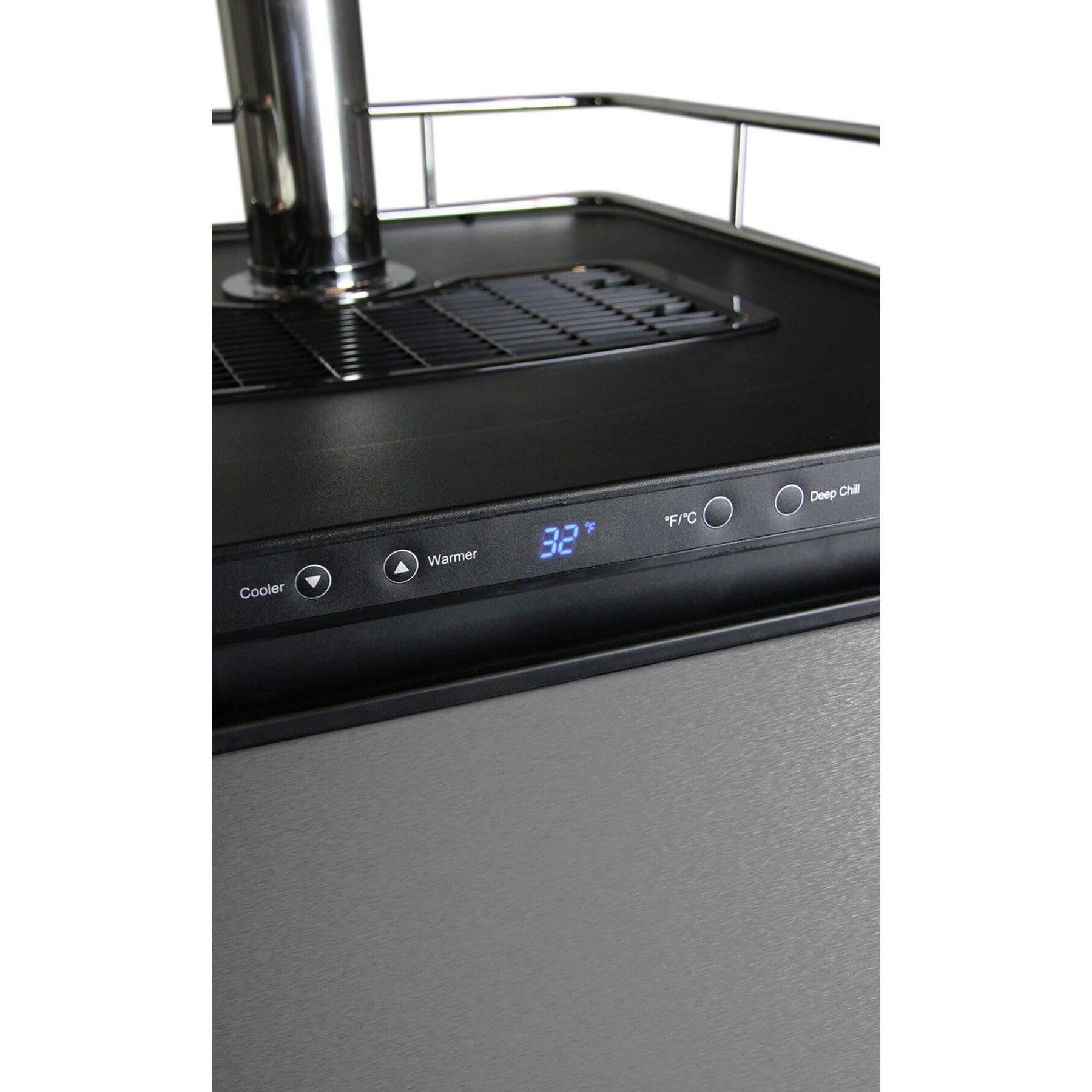 Kegco 24" Wide Homebrew Stainless Steel Single Tap Kegerator HBK309S-1K