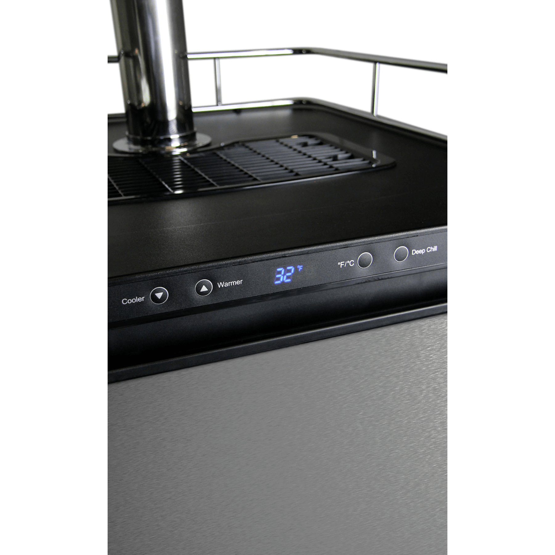 Kegco 24" Wide Homebrew Stainless Steel Triple Tap Digital Kegerator HBK309S-3K