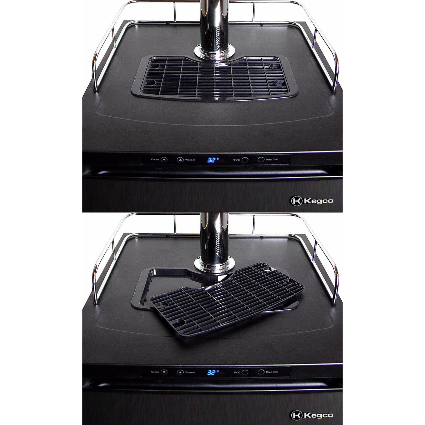 Kegco 24" Wide Homebrew Stainless Steel Triple Tap Kegerator HBK309X-3K