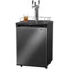 Image of Kegco 24" Wide Kombucha Stainless Steel Triple Tap Digital Kegerator KOM30X-3