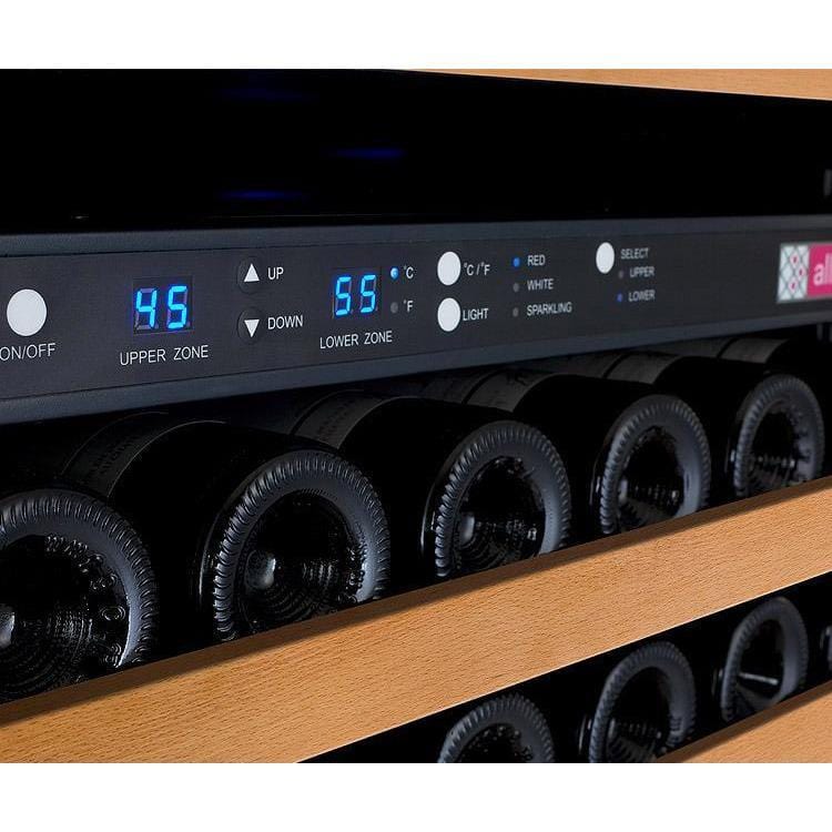 Allavino 24" Wide FlexCount II Tru-Vino 172 Bottle Dual Zone Wine Refrigerator VSWR172-2BR20