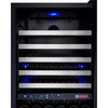 Image of Allavino 24" Wide FlexCount II Tru-Vino 172 Bottle Dual Zone Wine Refrigerator VSWR172-2SL20