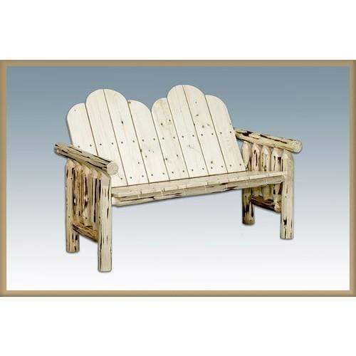Montana Woodworks Log Deck Bench MWDB