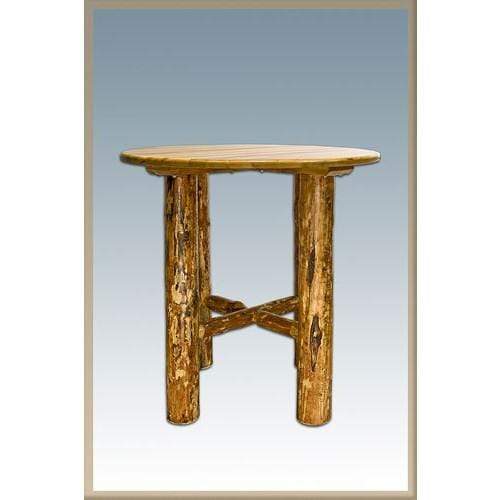Montana Woodworks Glacier Country Log Bistro Table MWGCBT