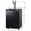 Image of Kegco 24" Wide Homebrew Triple Tap Kegerator HBK209B-3