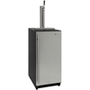 Image of Kegco 15" Wide Stainless Steel Door Single Tap Built-In Kegerator VSK-15SR20