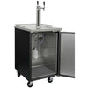 Image of Kegco 24" Wide Kombucha Dual Tap Commercial Kegerator KOMC1B-2