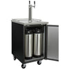 Image of Kegco 24" Wide Cold Brew Coffee Dual Tap Commercial Kegerator  ICXCK-1B-2