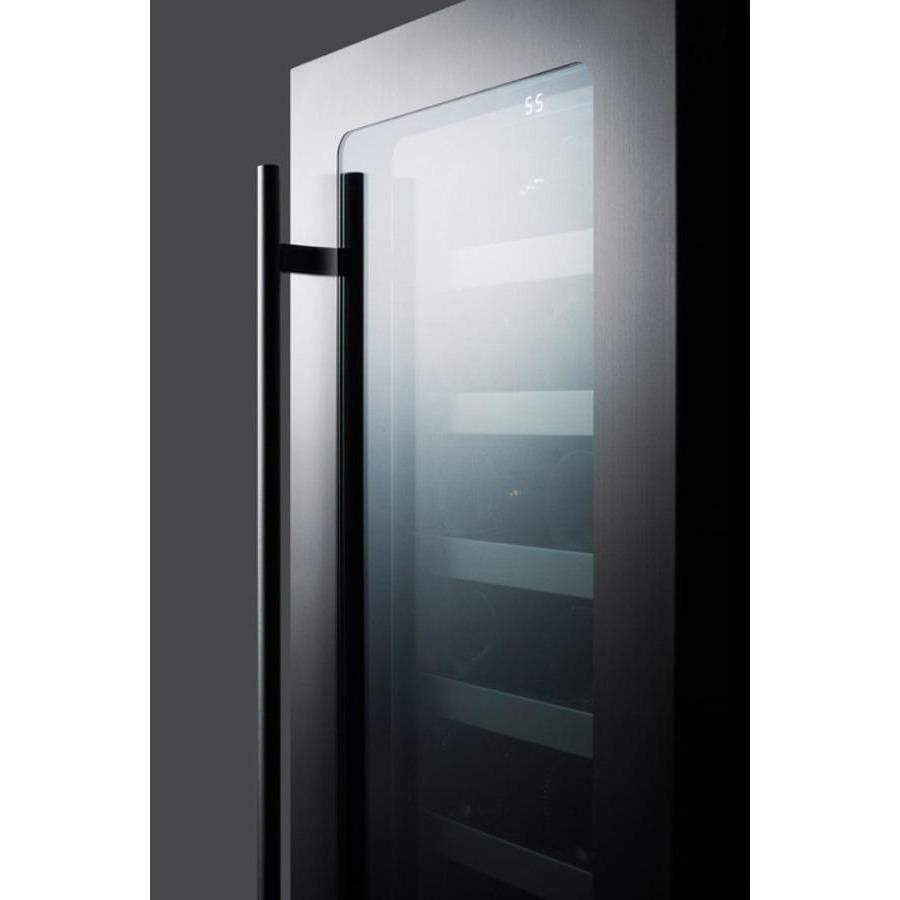 Summit Appliance Black 15" Wide Built-In Wine Cellar CL15WCCSS