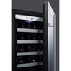 Image of Summit Appliance Black 15" Wide Built-In Wine Cellar CL15WC