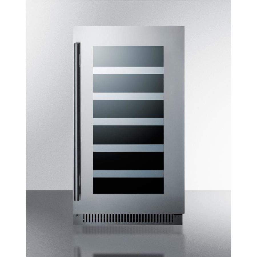 Summit Appliance Black 18" Wide Built-In Wine Cellar CL18WC