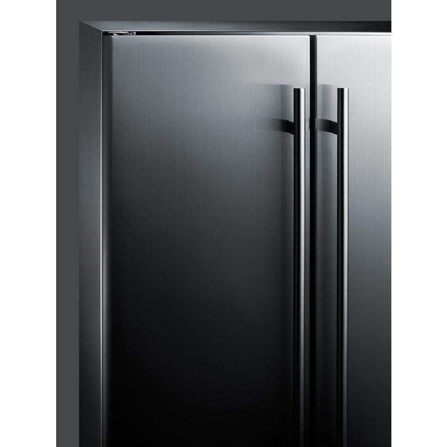 Summit Appliance Black 24" Wide Built-In Wine/Beverage Center CL64FDSS