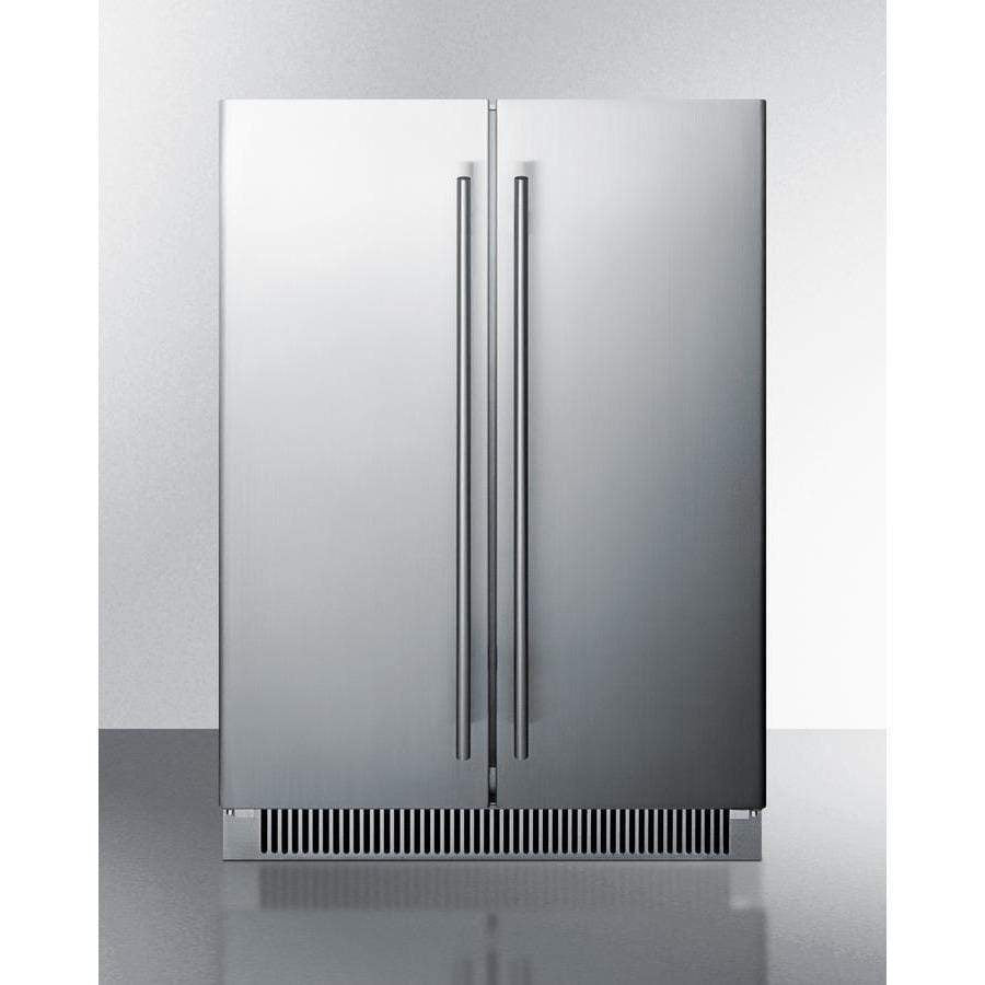 Summit Appliance Black 24" Wide Built-In Wine/Beverage Center CL64FDSS