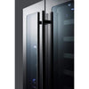 Image of Summit Appliance White 24" Wide Built-In Wine Cellar CLFD24WCCSS