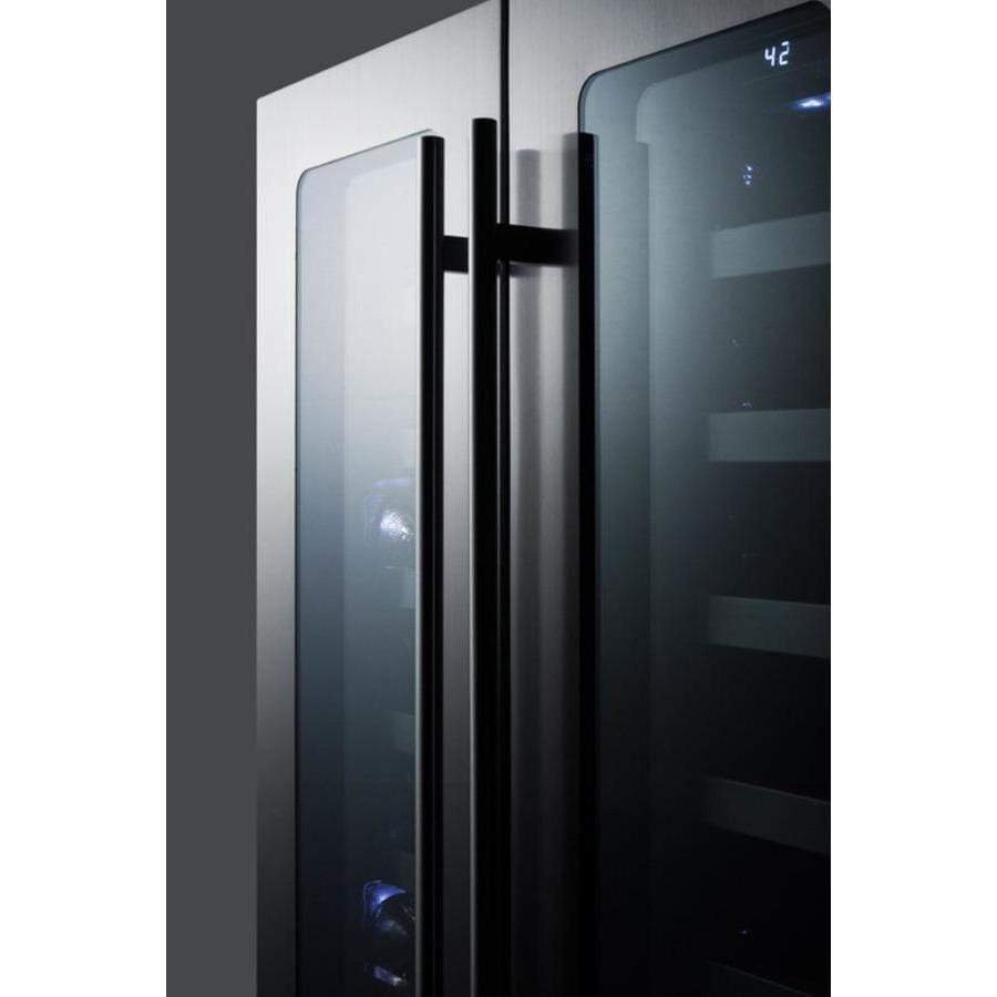 Summit Appliance Black 24" Wide Built-In Wine Cellar CLFD24WC
