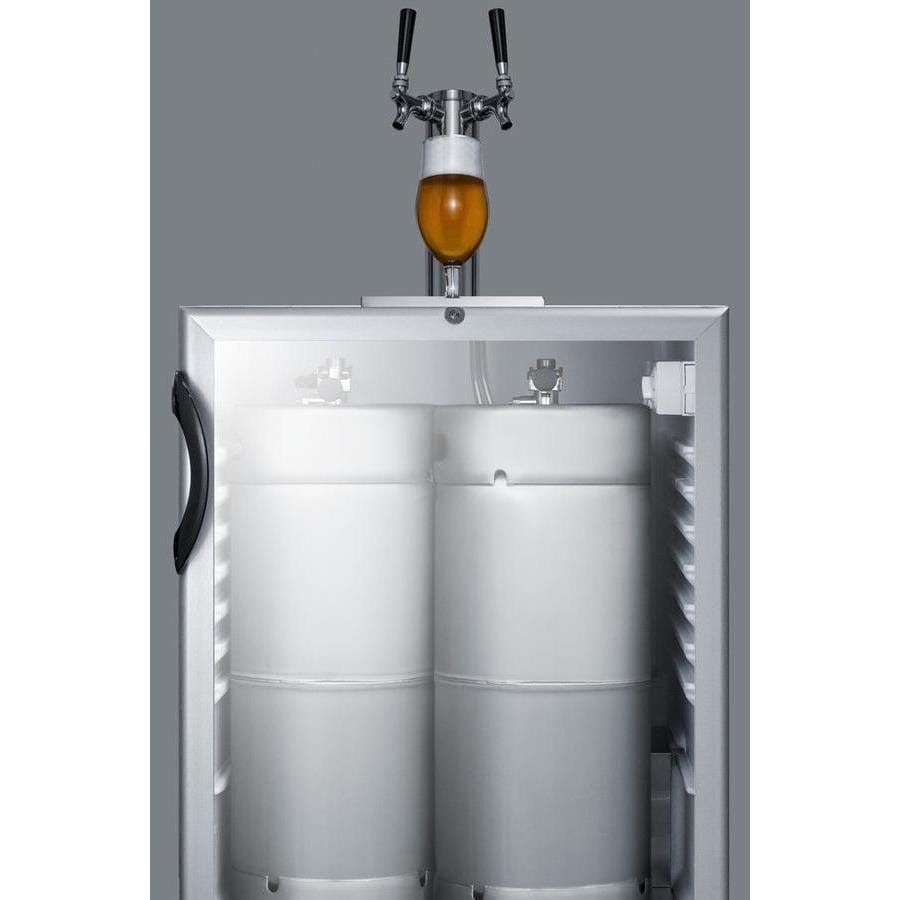 Summit Appliance Black 24" Wide Built-In Beer Dispenser SBC56GBIADA